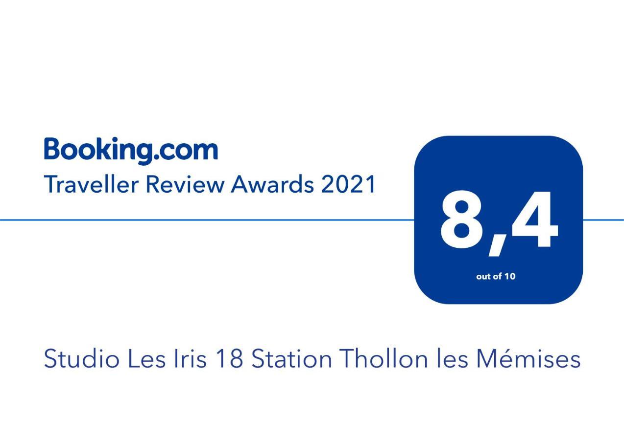 شقة Studio Les Iris 18 Station Thollon Les Memises المظهر الخارجي الصورة